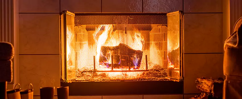 Mendota Hearth Landscape Fireplace Installation in Beaver Dam, Wisconsin